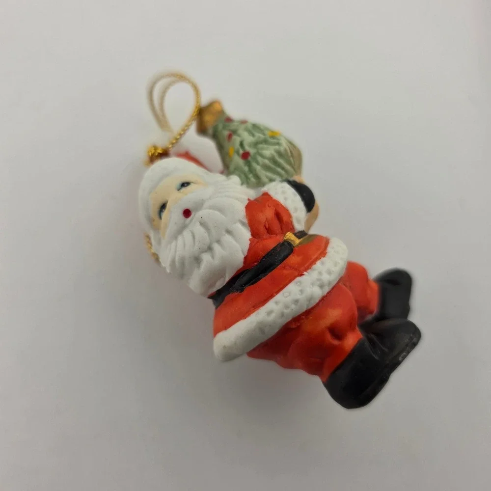CITGO Vintage‎ Christmas Ornaments 5pc 1992-1993 7-Eleven Penguin Bear Santa Mix